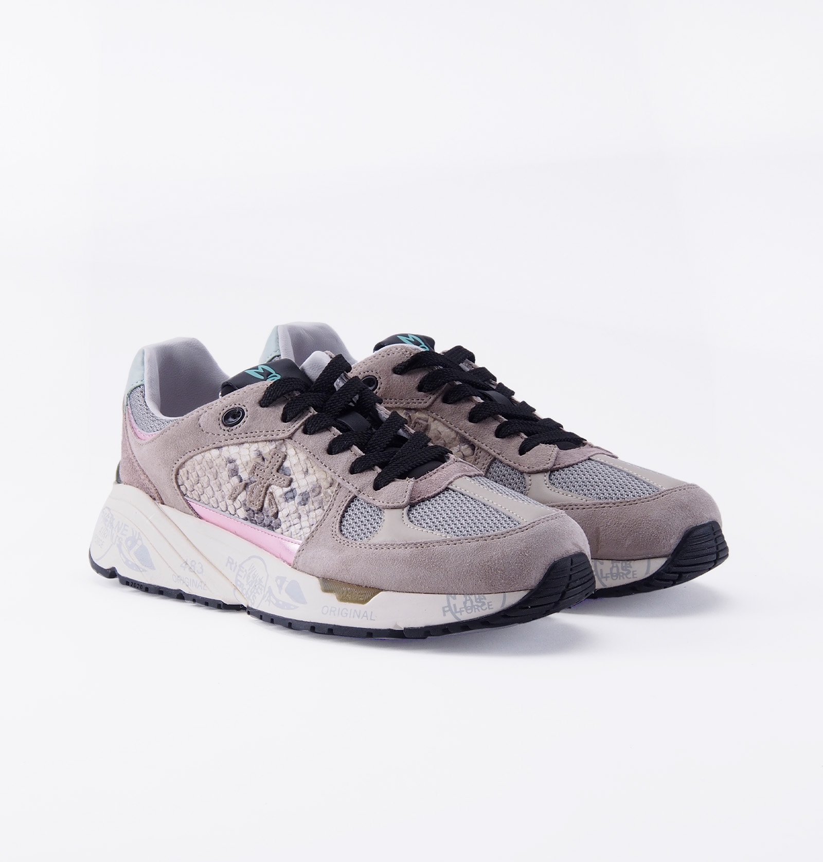 Premiata Sneaker Lammfell Damen Sneaker High-18033790004