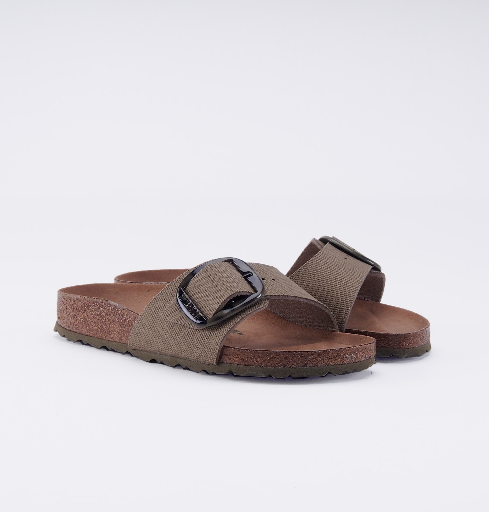 Birkenstock madrid big buckle mocha hot sale