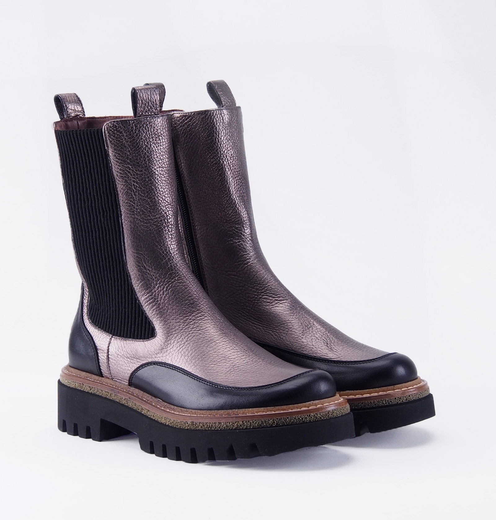 Caterina C Stiefel Schwarz Braun Gebraucht: Cavallo Top Caterina